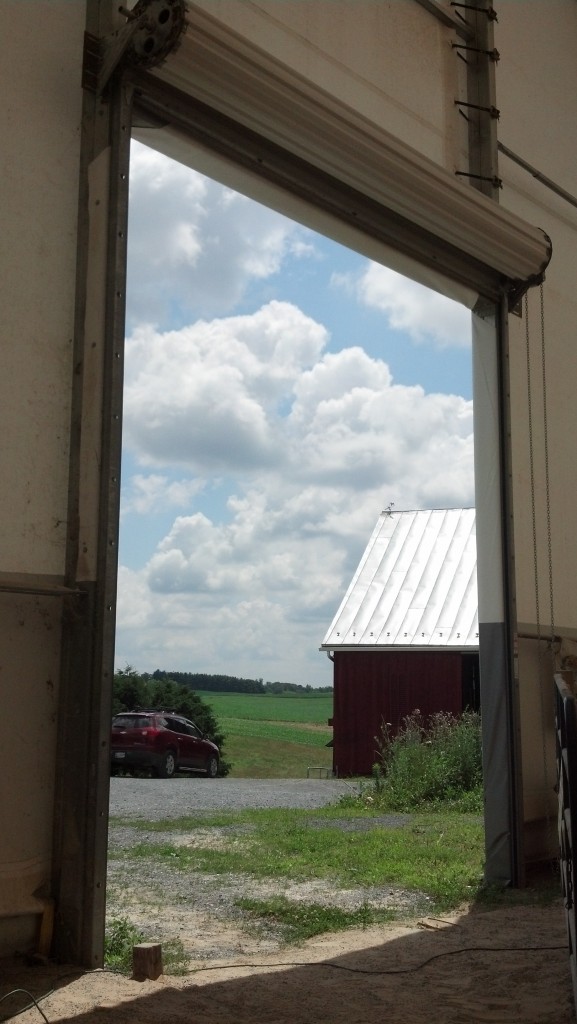 Equus Coaching gives you a unique window on your truth and your world.View from the indoor arena at Four Quarters Farm.